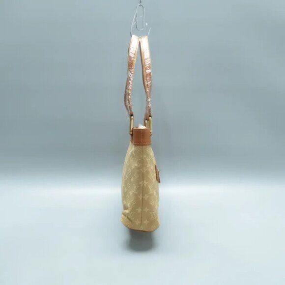 100% Authentic Louis Vuitton  Brown Monogram Cloth Shoulder Bag 778-111024 - Picture 4 of 12